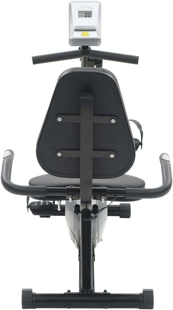 Recumbent Exercise Bike Magnetic LCD Pulse Adjustable Seat Quiet Home Fitness