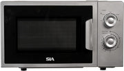 20L 700W Silver Microwave Manual Dial Freestanding