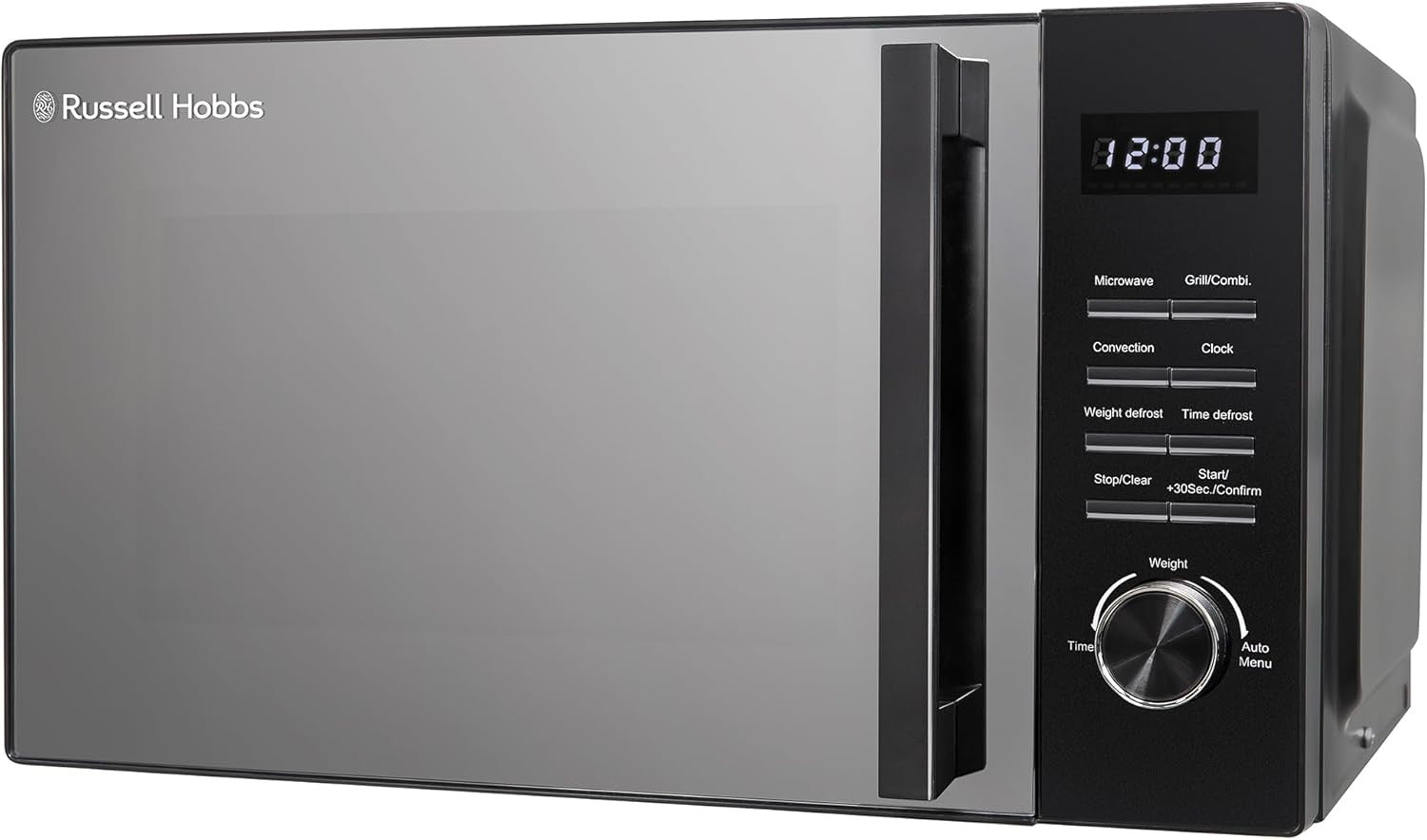 23L 900W Black 3-in-1 Microwave with Grill & Oven, 10 Auto Menus