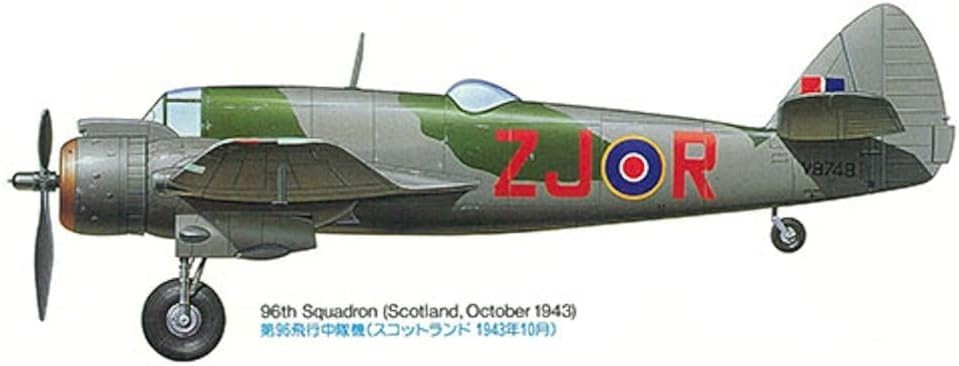 1:48 Bristol Beaufighter Mk VI Strike Aircraft Model Kit Military Plane DIY