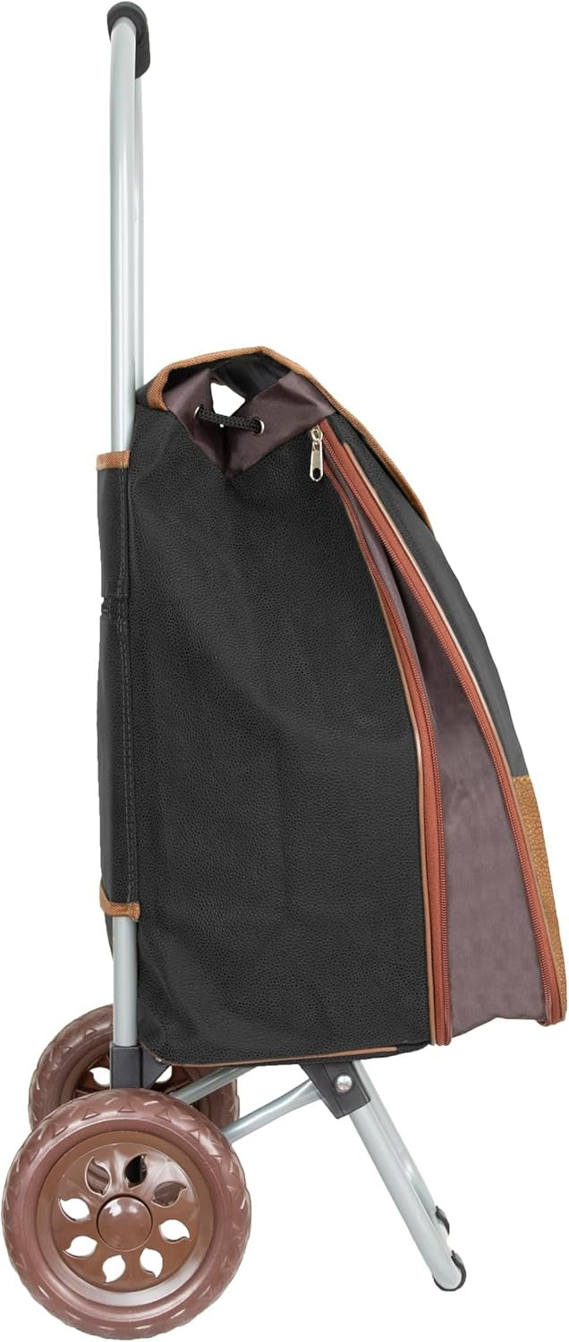 Shopping Trolley Medium Size Extendable Bag Lightweight Wheeled Grocery Cart