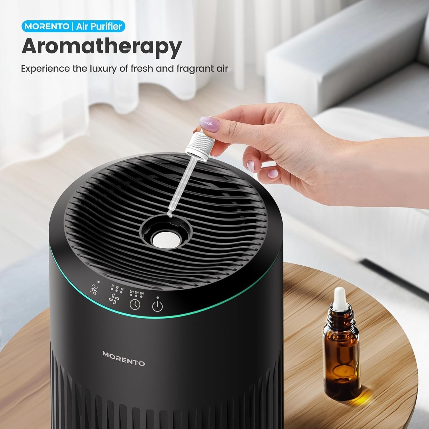 2 Pack HEPA Air Purifier Bedroom Sleep Mode 22dB Pet Smoke Odor