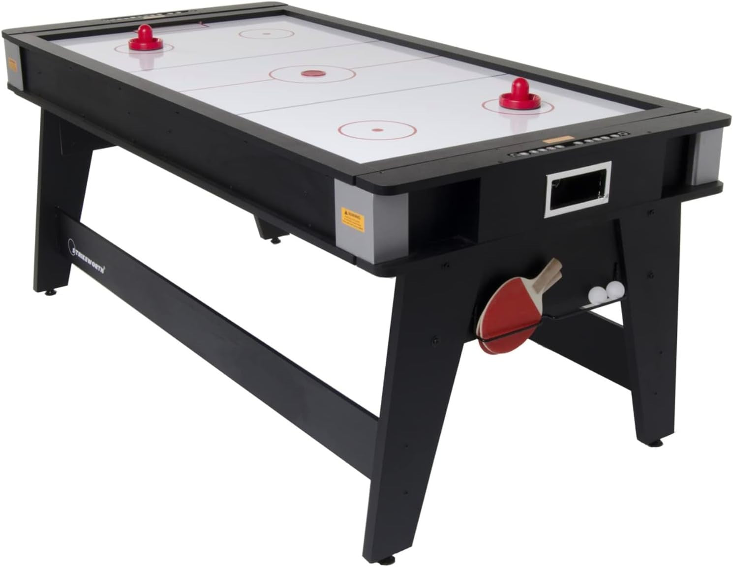 6ft 3 in 1 Rotating Pool Air Hockey Table Tennis Game Table