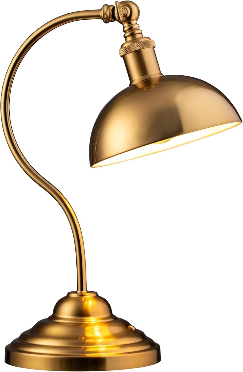 Rechargeable Cordless LED Desk Lamp with USB-C, Dimmable & Swivel Head