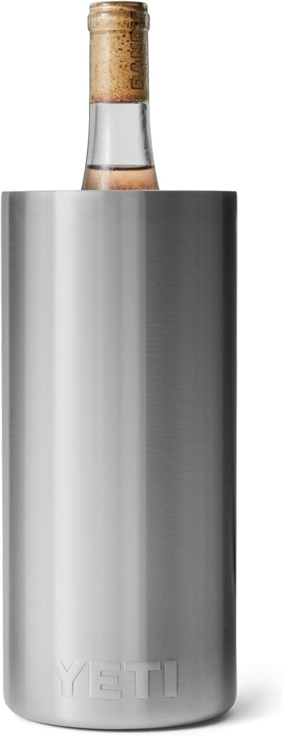 Stainless Steel Wine & Champagne Bottle Chiller Insulated No Ice