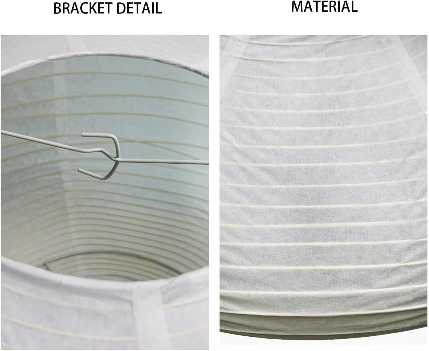 White Paper Doughnut Ceiling Lampshade 43cm Japanese Style Foldable Light