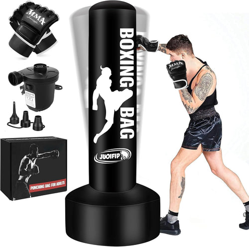 Inflatable Standing Boxing Punch Bag 69" Adult Kickboxing MMA