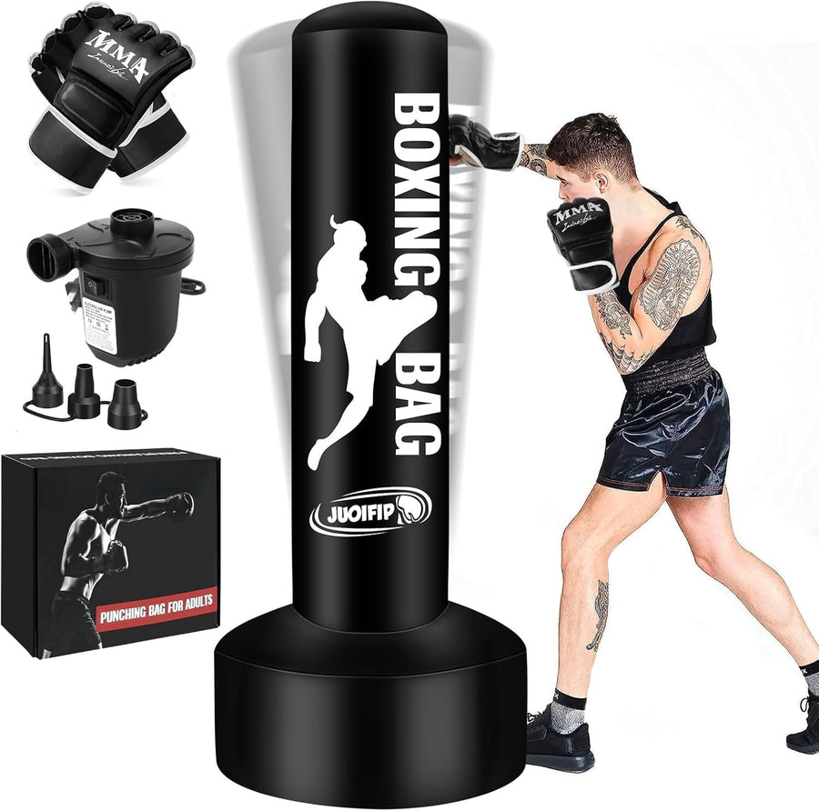 Inflatable Standing Boxing Punch Bag 69" Adult Kickboxing MMA