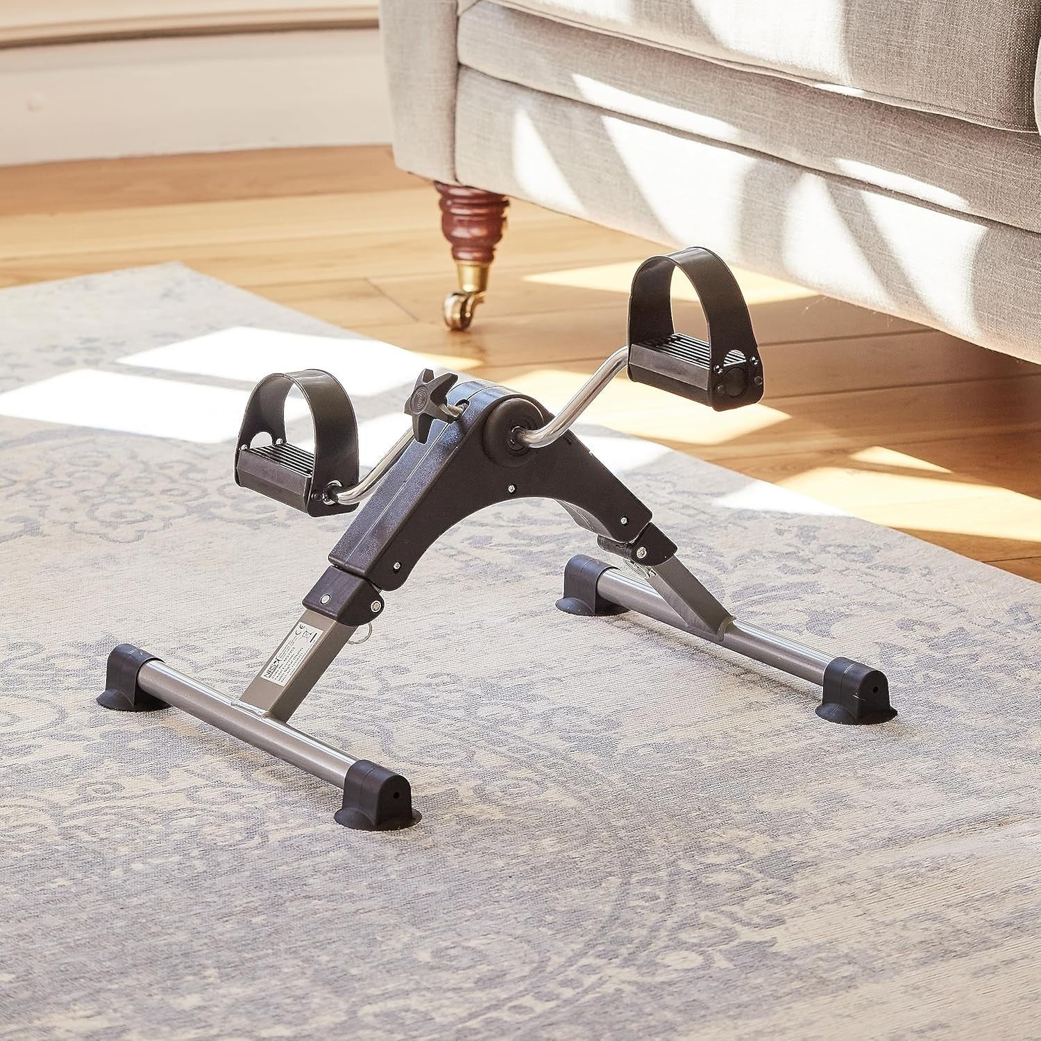 Portable Pedal Exerciser Rehab Trainer Digital Display Adjustable