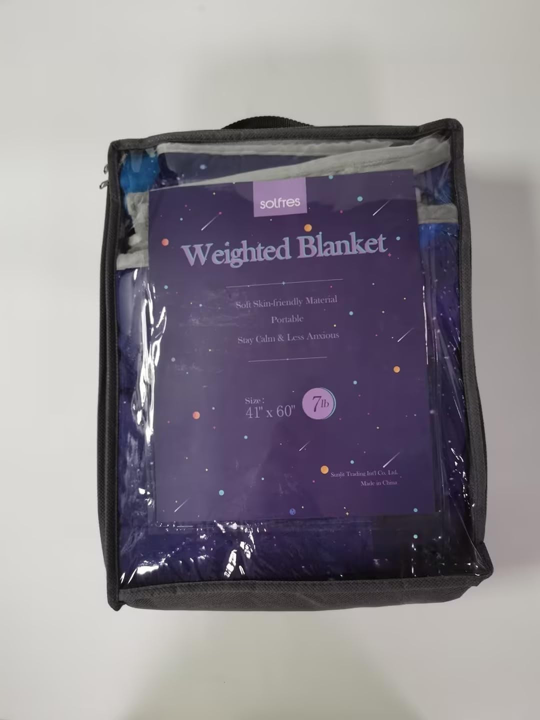 Nebula Galaxy 7lbs Weighted Blanket 41x60 Inches – Ultra Soft & Cozy