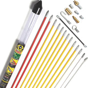12m Cable Rods Super Kit Splinter Proof Electric Wire Puller Set