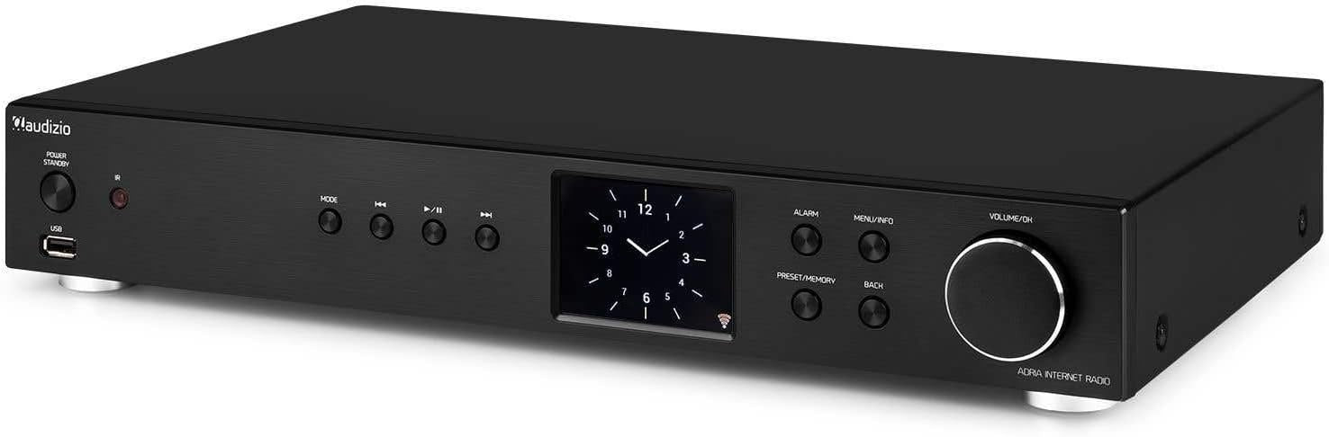 WiFi Internet Radio Tuner DAB FM Bluetooth Spotify Connect LCD Black
