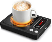 Coffee Mug Warmer 35-75°C 5 Temp 9H Auto Shut Off Desk Heater Black