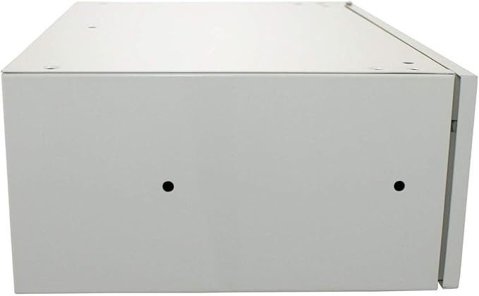 Lockable Wall Mounted Post Box Secure Mailbox for Flats | White | C4 Size
