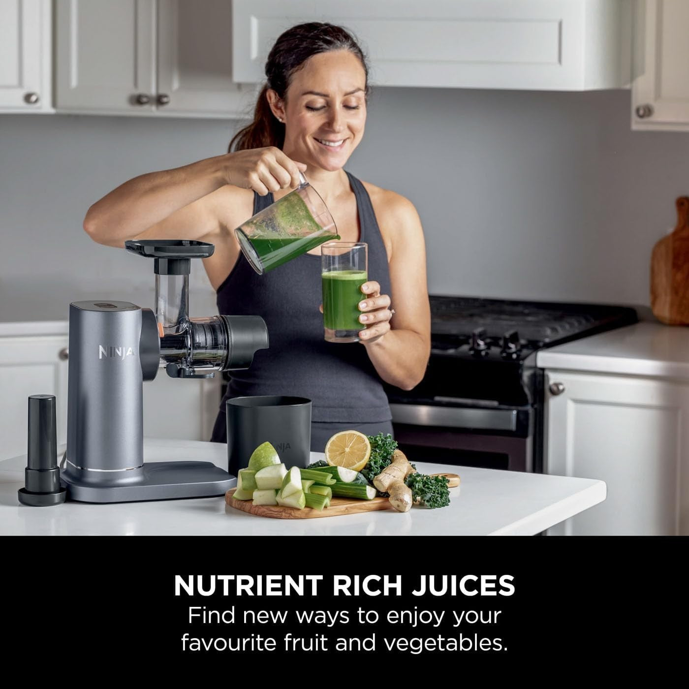 Cold Press Juicer Compact 700ml Jug 1.1L Pulp Quiet Dishwasher Safe