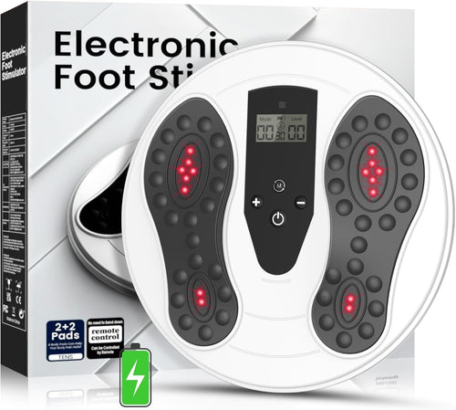 Blood Circulation Foot Massager with EMS TENS & Infrared Light Therapy