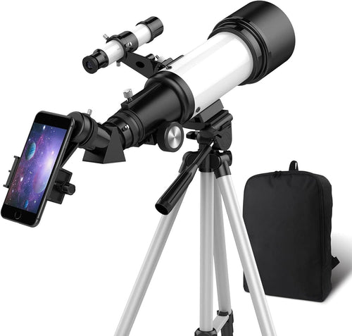 70mm Refractor Telescope for Adults & Kids with Tripod Phone Adapter