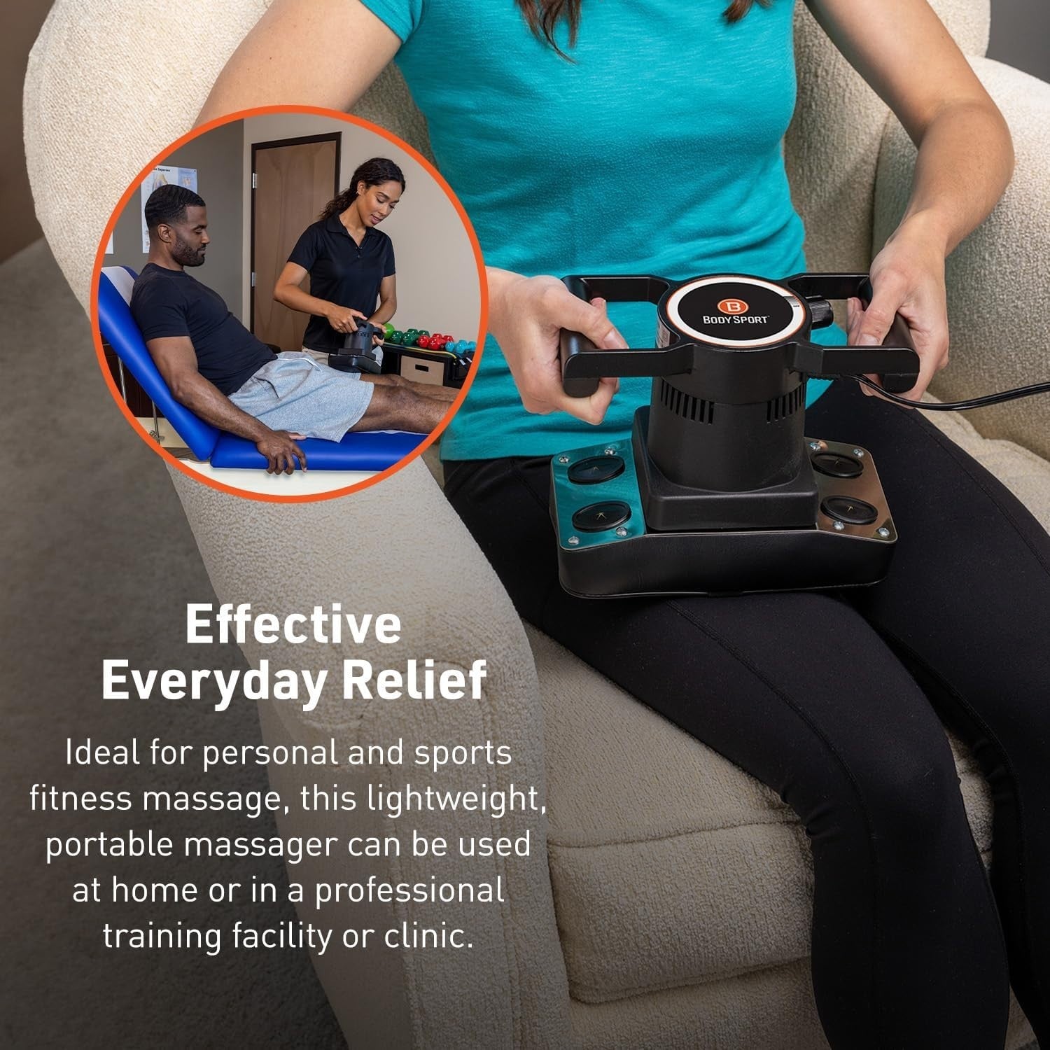 Deep Tissue Muscle Massager Electric Handheld Vibration Pain Relief Tool