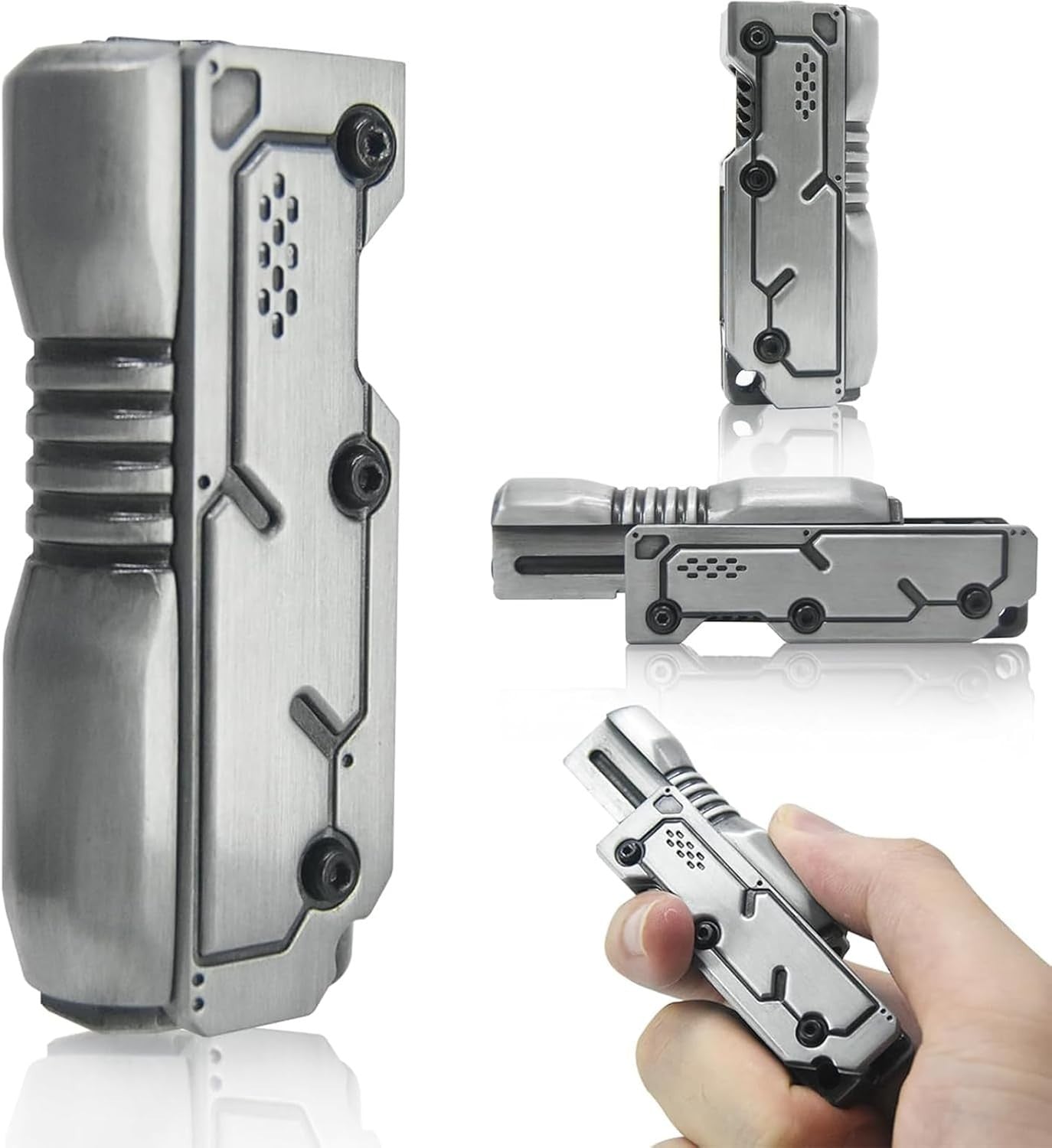 Metal Fidget Slider Clicker Stress Relief ADHD Anxiety EDC Toy