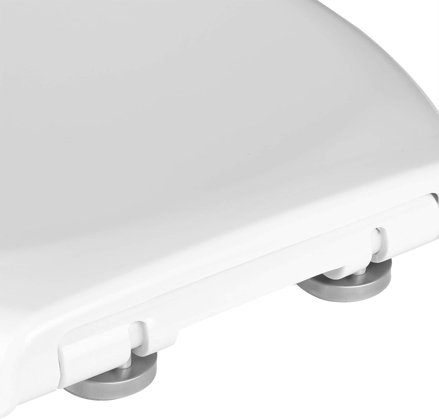 Premium Soft Close Toilet Seat Quick Release Dual Fixing White 175kg