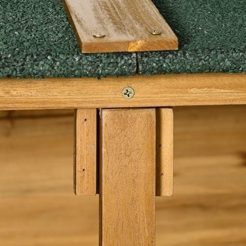 Small Vertical Wooden Garden Shed 140x75cm Lockable Tool Cabinet