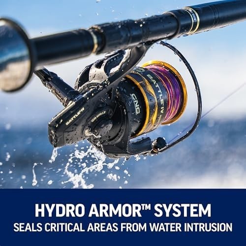 Saltwater Spinning Rod & Reel Combo | 7' Graphite Battle Fishing Kit