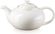 Stoneware Teapot 1.3L Classic Tea Pot Meringue Serves 3-4 Cups
