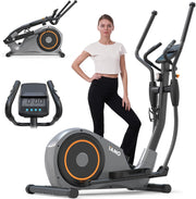 Under Desk Electric Elliptical 12-Speed Portable Seated Pedal Exerciser