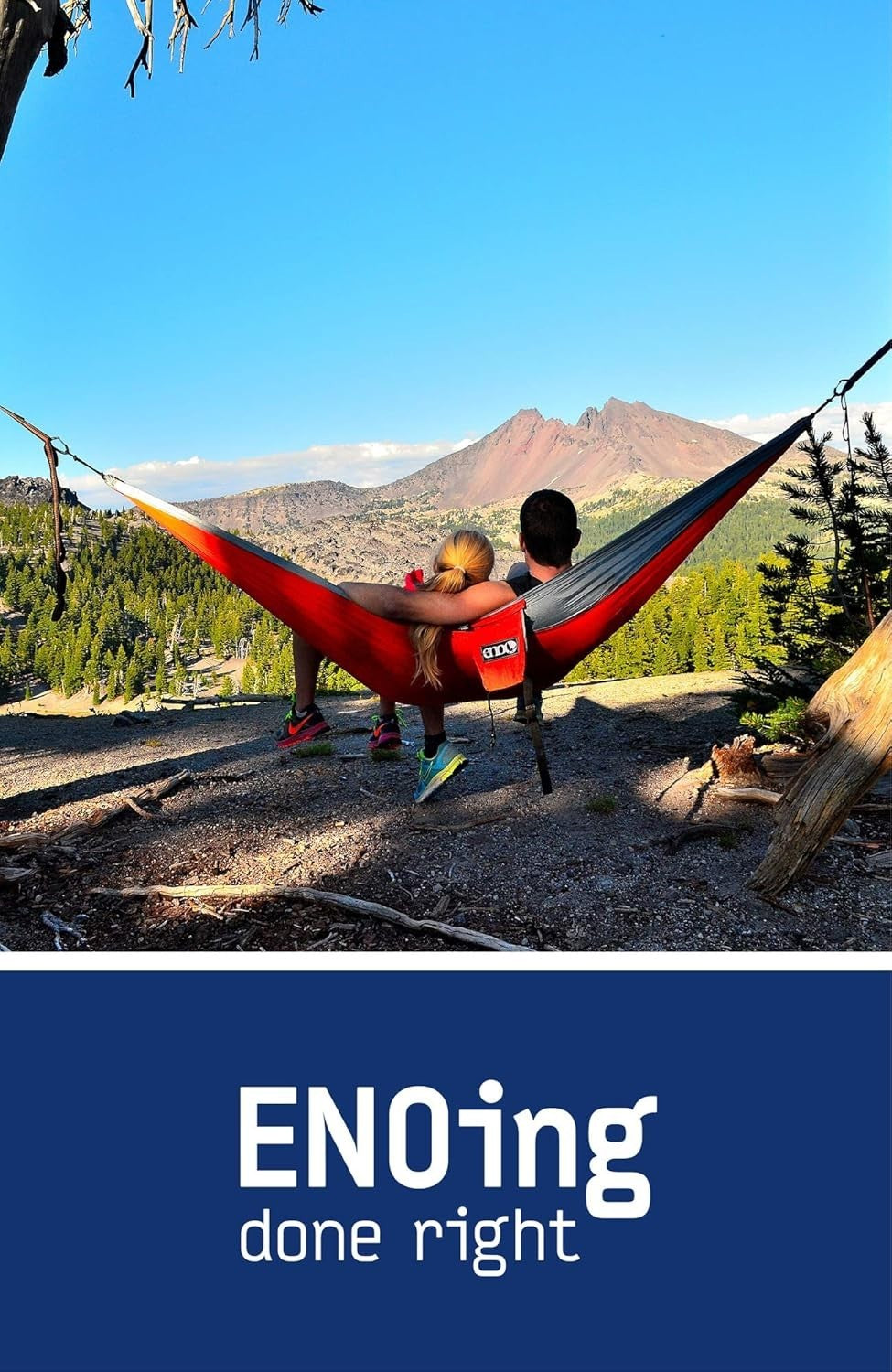 Camping Hammock with Waterproof Rain Tarp & Mosquito Net, Lightweight 2 Person