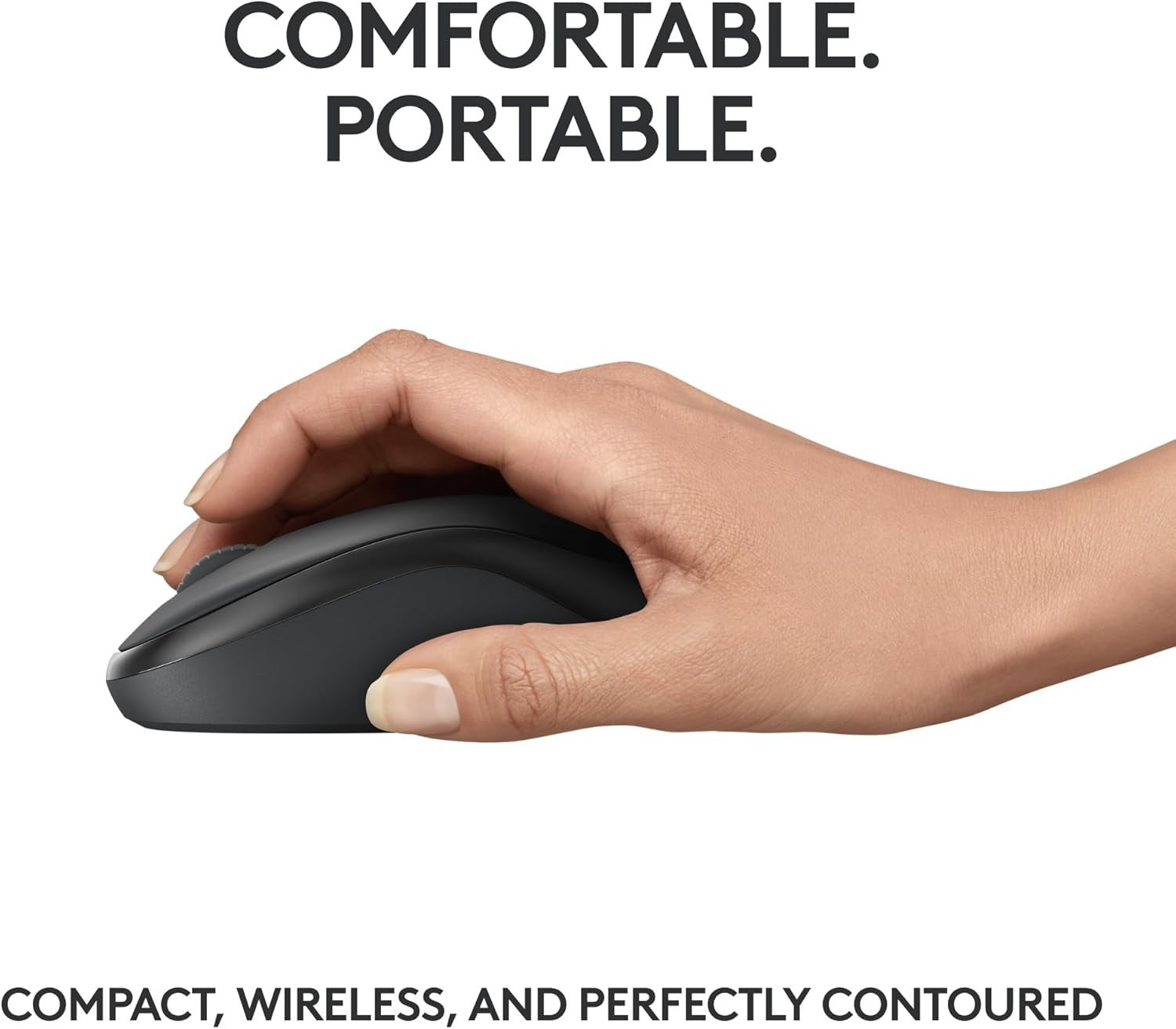 Silent Bluetooth Mouse Compact Wireless Portable Smooth Tracking Laptop PC