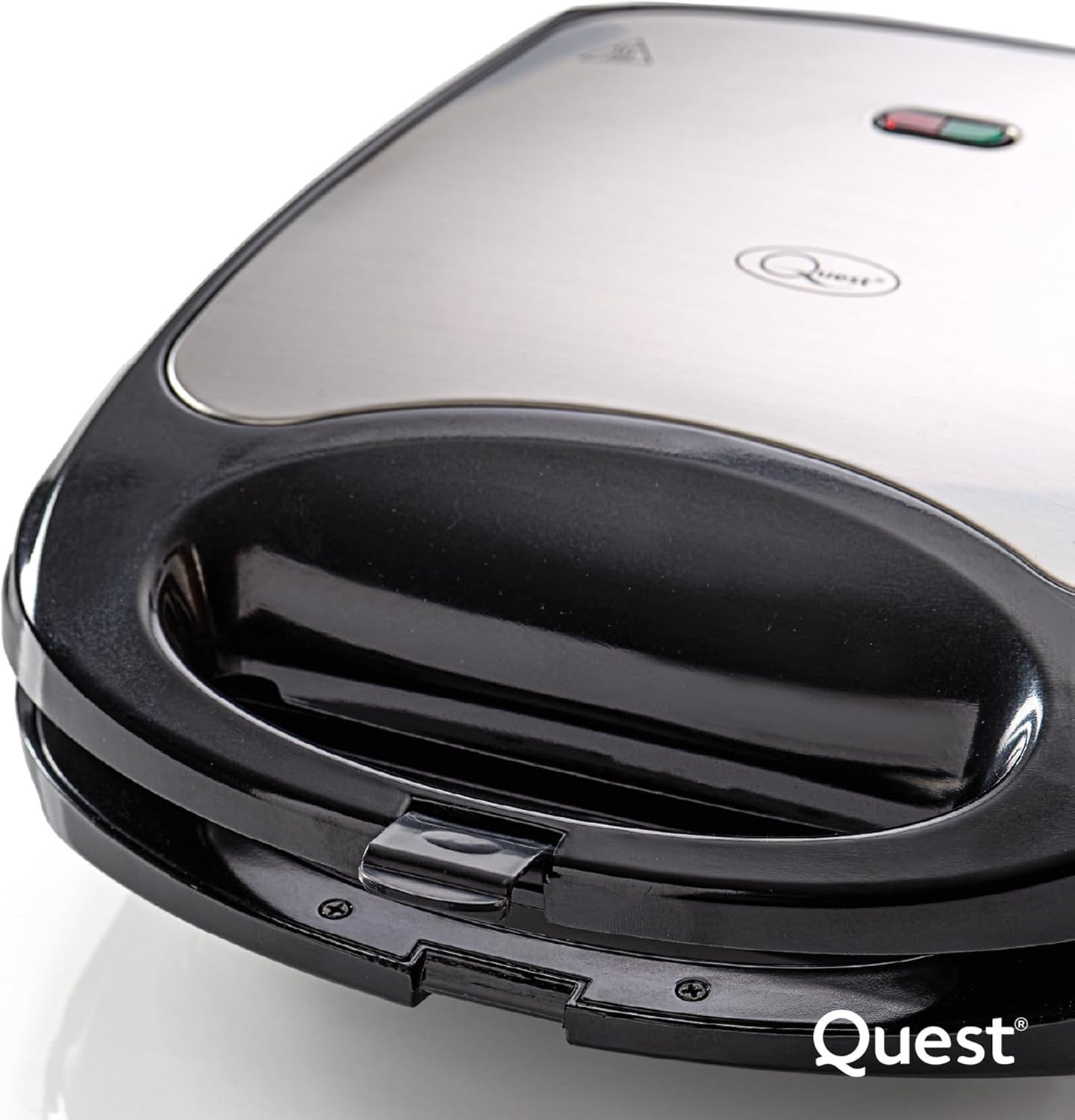 4 Portion Quad Sandwich Toaster Non-Stick, Auto Temp Control, Easy Clean