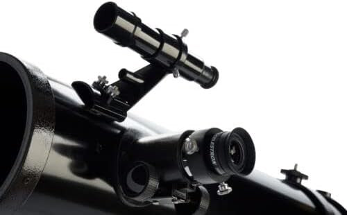 114 mm Reflector Telescope – 900 mm Focal, Black, Beginner-Friendly