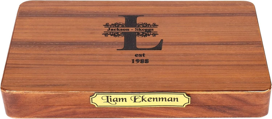 12 Inch Wooden Backgammon Set Travel Board Game with Dice & Checkers