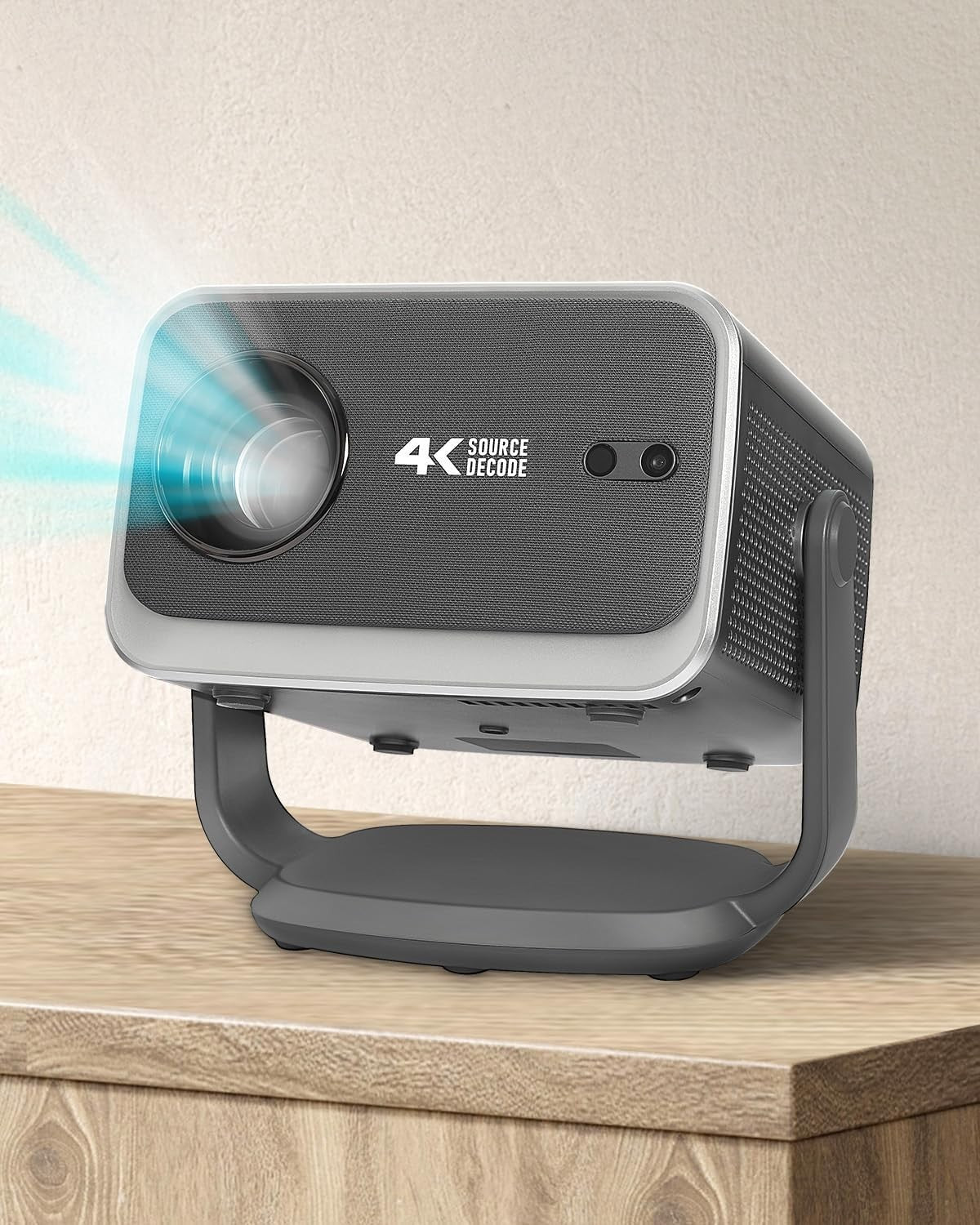 1080P Smart Projector WiFi Bluetooth Auto Focus 4K Rotatable