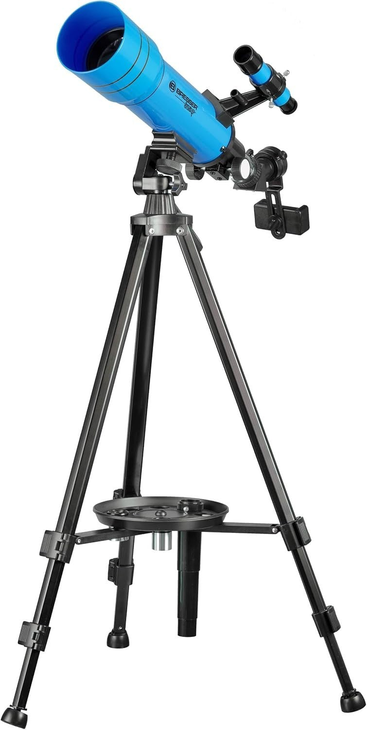 Kids 70/400 Refractor Telescope Set w/ Tripod Backpack & Phone Holder