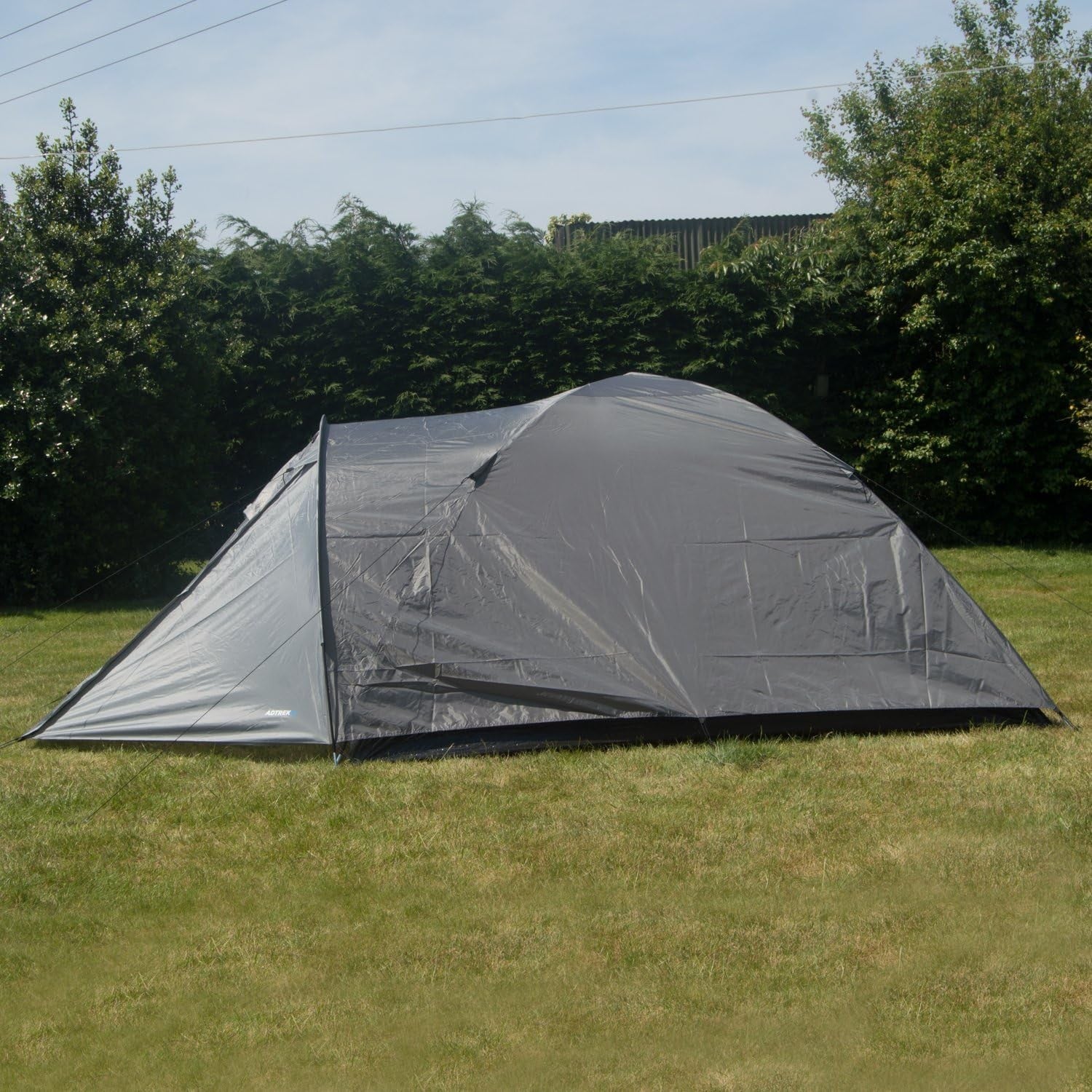 Double Skin 4-Person Dome Camping Tent Waterproof Family Festival