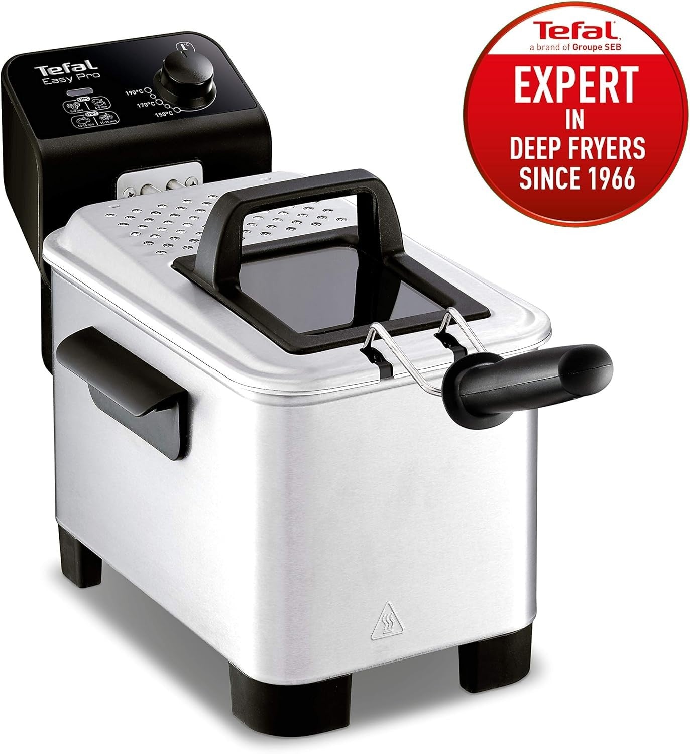 3L Deep Fat Fryer 2100W Stainless Steel Cool Zone Adjustable Temp