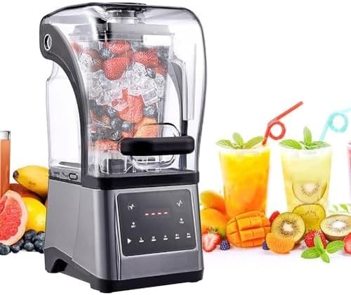 High Power Silent Slush Blender 1600ML Smoothies Ice Crush Coffee 2000W