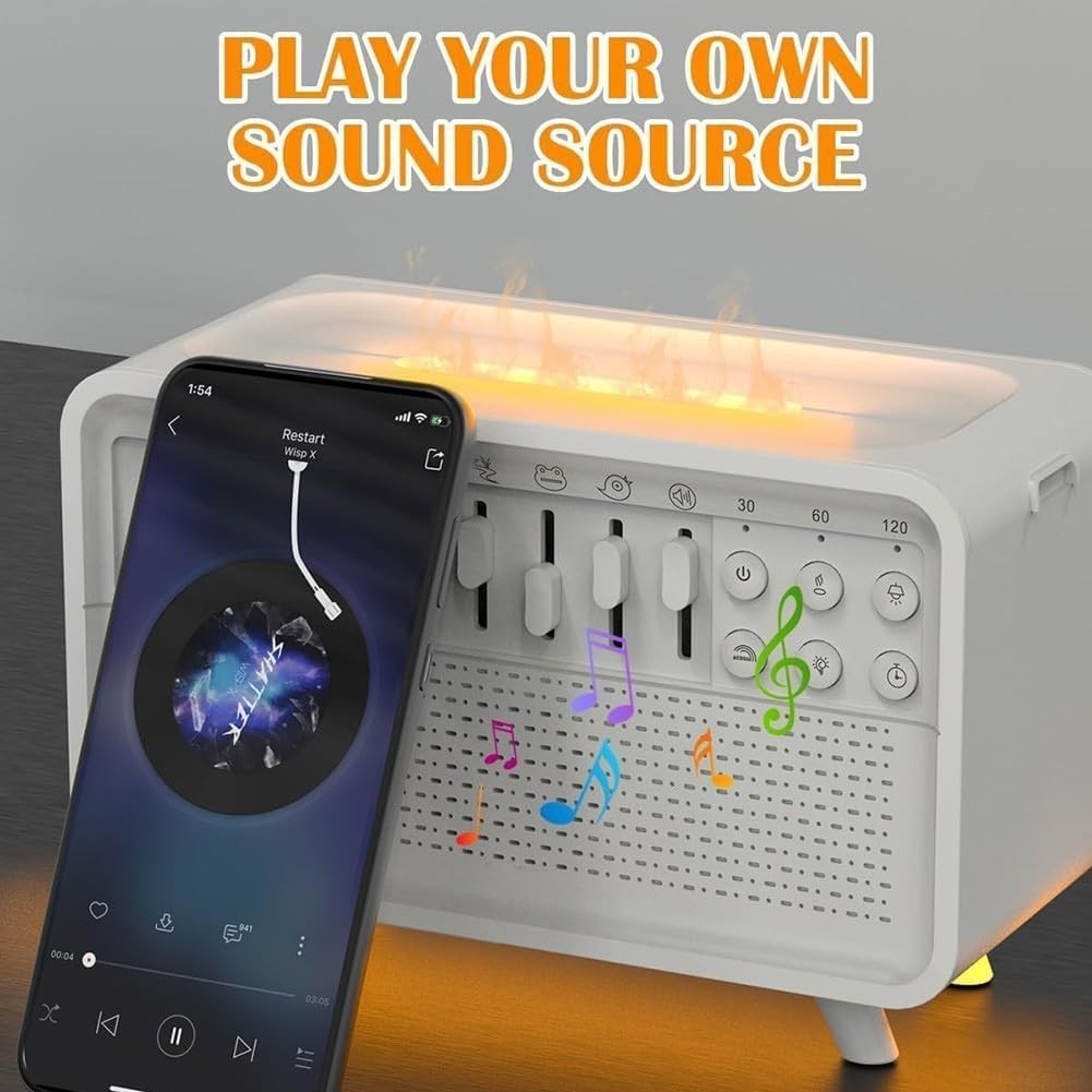 White Noise Machine Humidifier with Aromatherapy & Night Light Sleep Aid