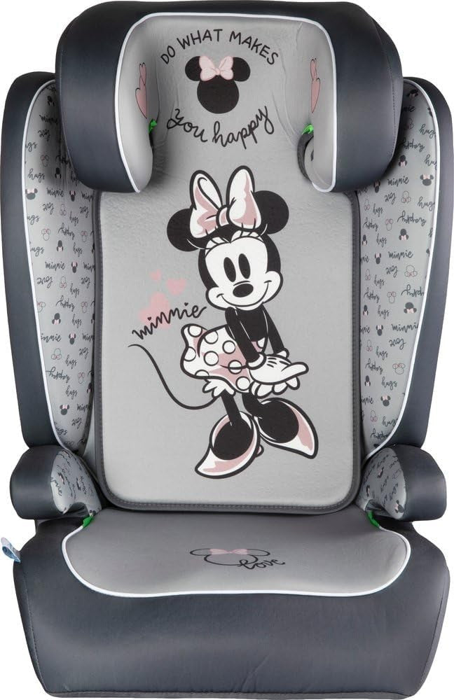i-Size Child Car Seat 100–150cm R129 High Back Booster Cartoon Grey