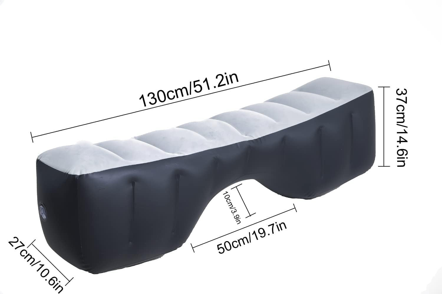 Portable SUV Air Mattress – Inflatable Car Gap Pad Bed 130x27x37cm