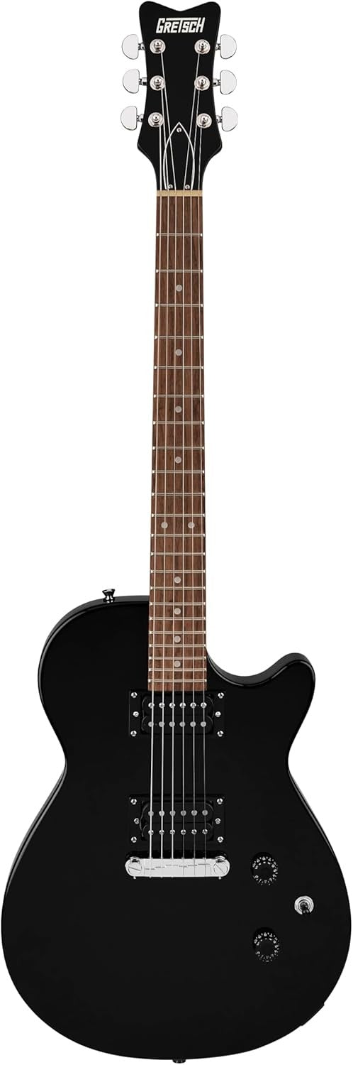 Single Cut Electric Guitar HH Laurel Fingerboard Black