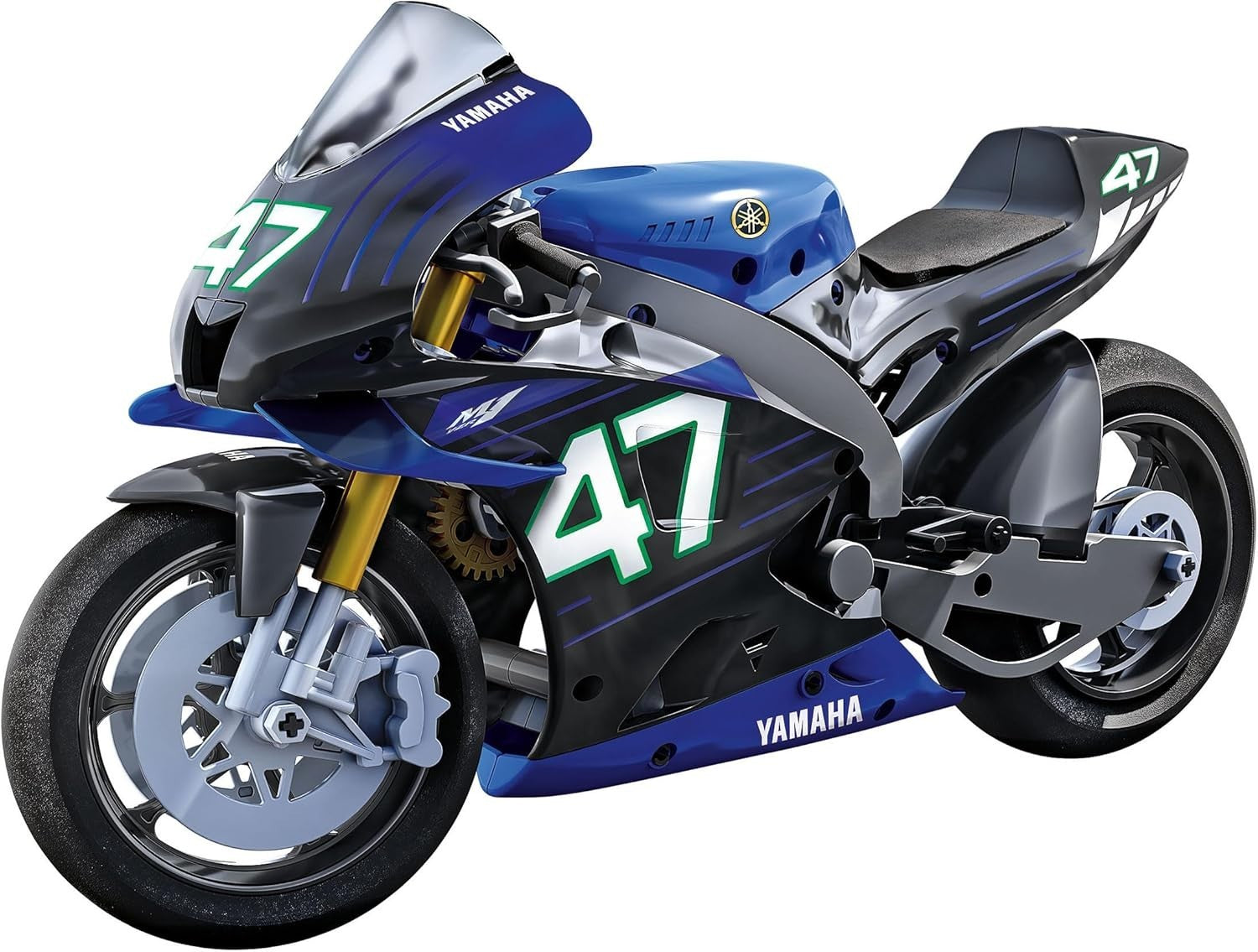 STEM Motorcycle Model Kit with 3-Speed Gearbox & Suspension, Educational Toy