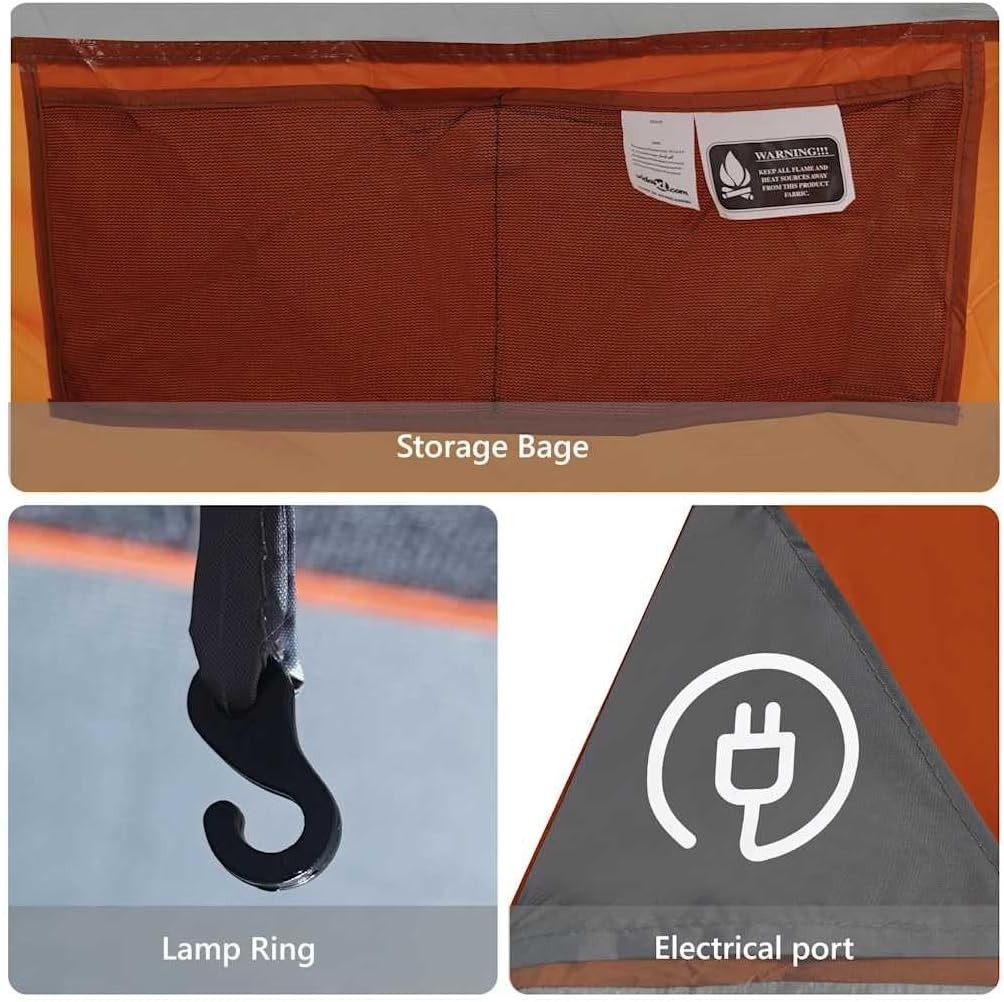 Camping Tent 4‑Person Waterproof Outdoor Family Shelter with Mosquito Net