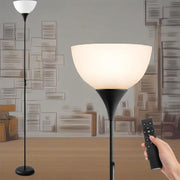 Dimmable Floor Lamp Remote Control Uplighter Standing Light Living Room