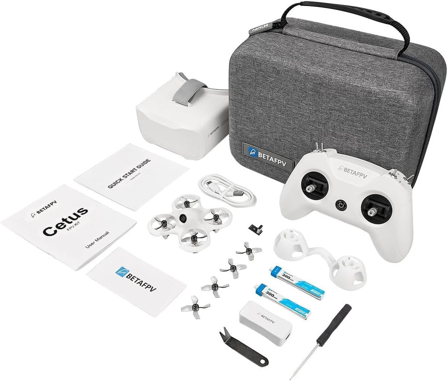 BETAFPV Cetus FPV Drone Kit with Goggles, Transmitter & Altitude Hold