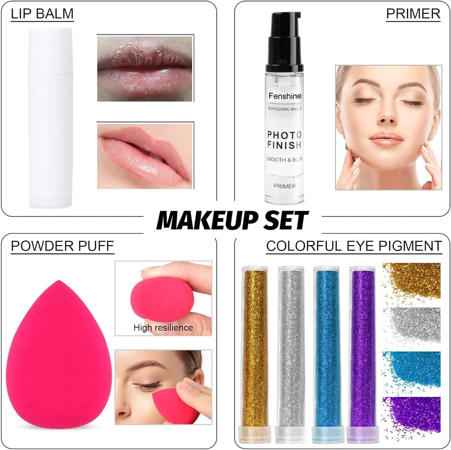 Professional All In One Makeup Kit 30pcs Palette Set with Bag
