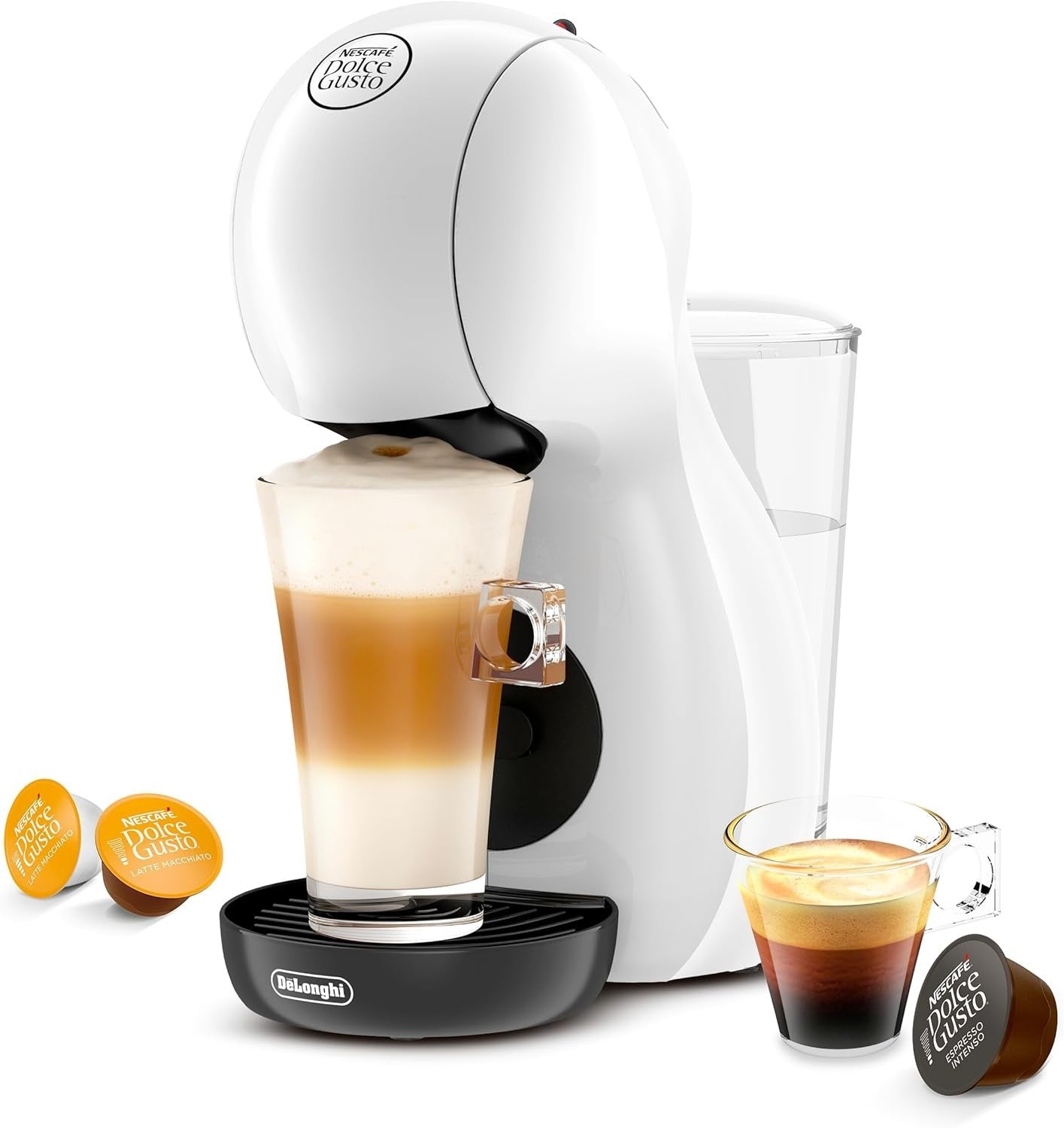 Compact Espresso Pod Coffee Machine | 15Bar Pressure | 0.8L Tank | Cappuccino