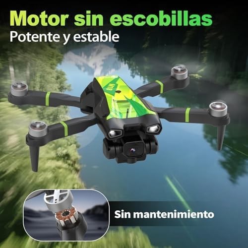 4K HD Foldable Drone w/ Brushless Motor 3 Speed Modes Optical Flow 3D Flip