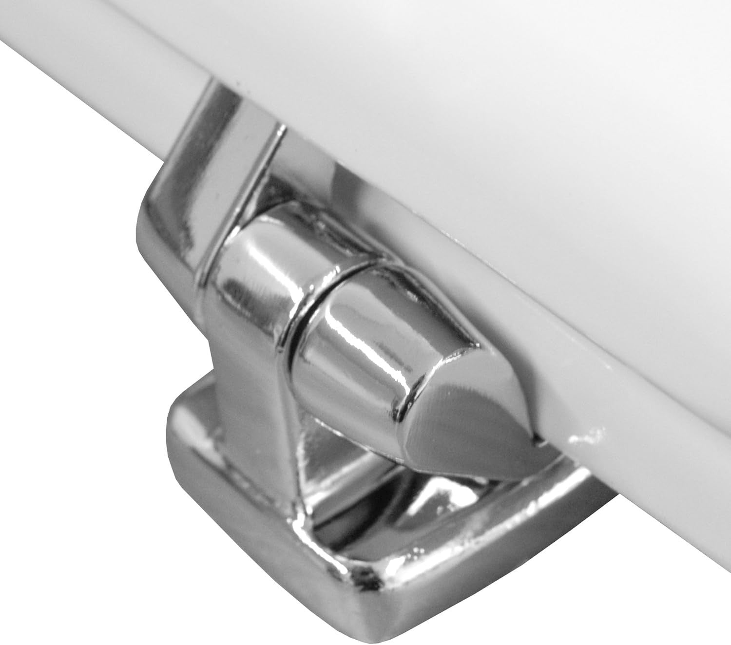 Chester White Thermoplastic Toilet Seat Ultra-Fix Adjustable Hinges